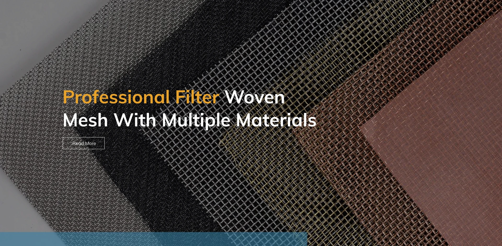 Professionelles Filtergewebtes Mesh mit mehreren Materialien